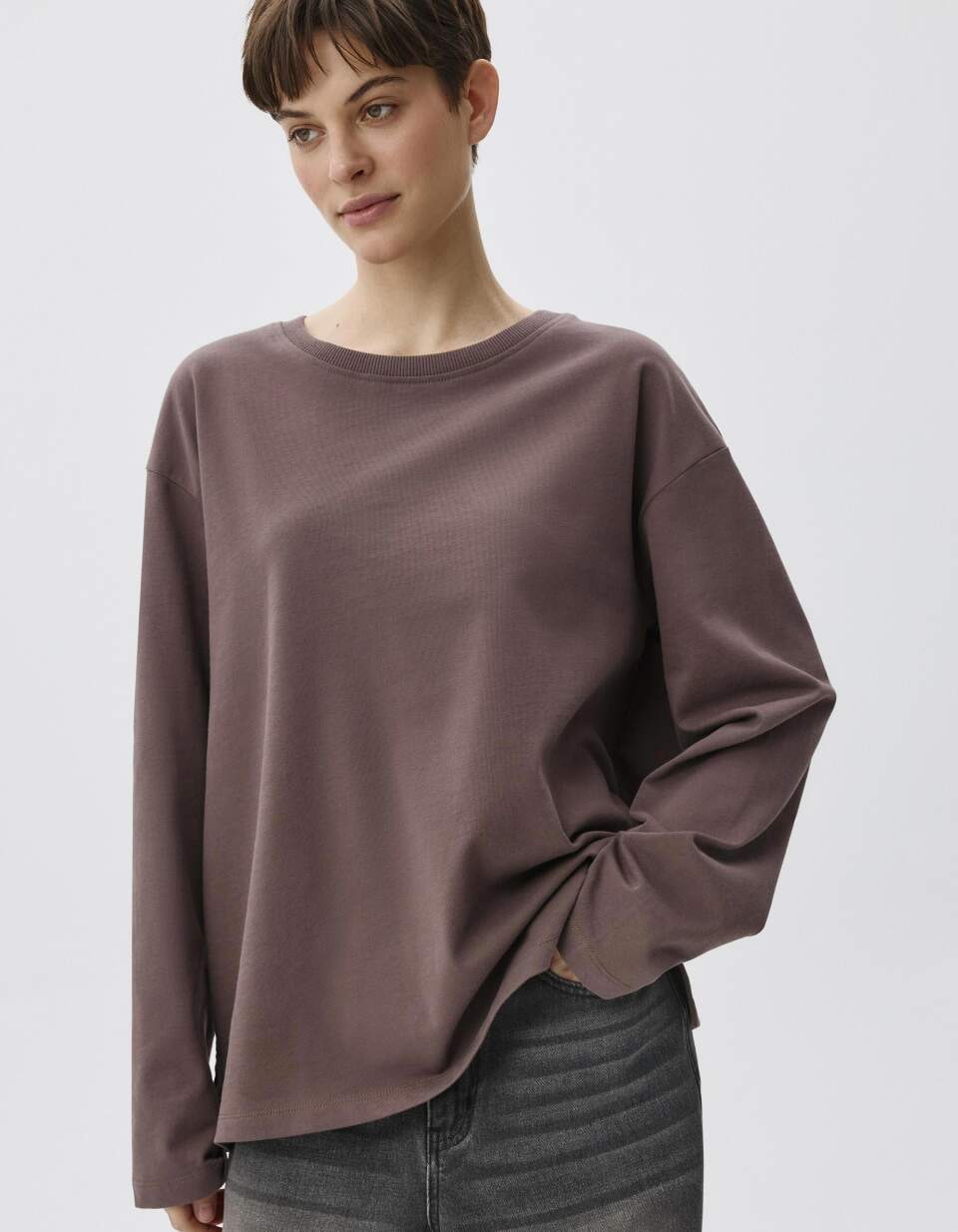 Лонгслив ANNA OVERSIZE FIT