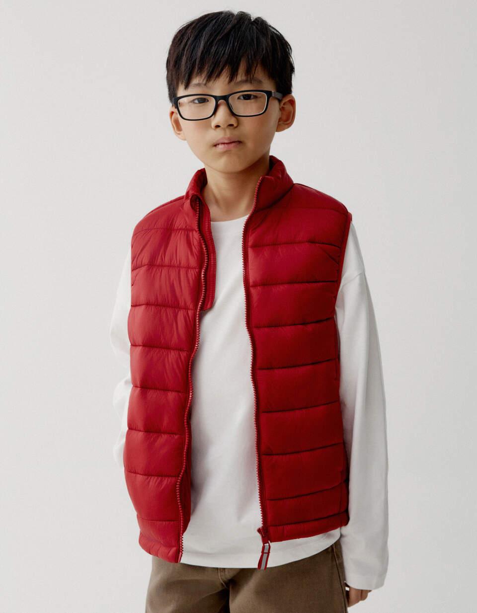 Базовый стеганый жилет для мальчиков