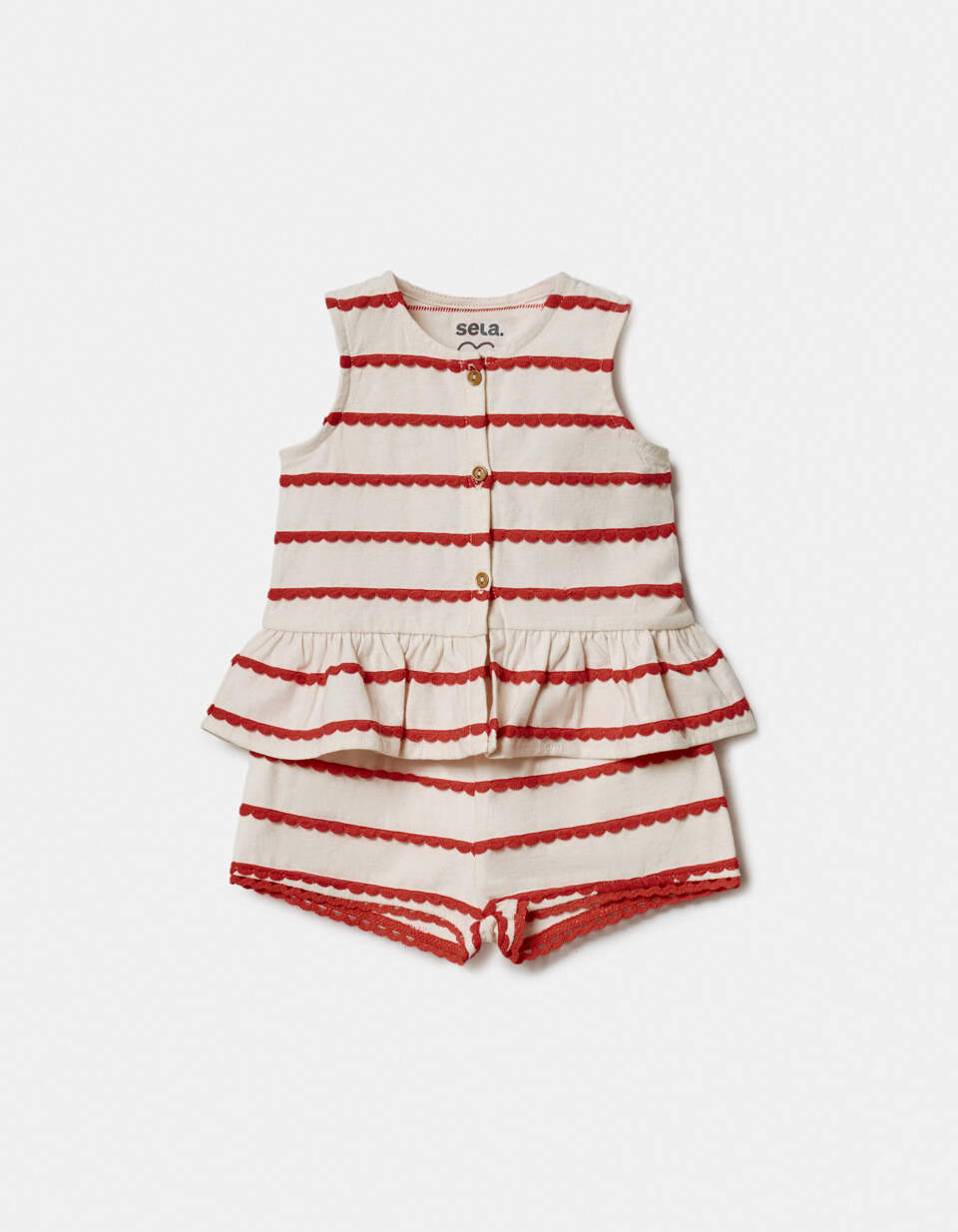 Комплект из топа и шорт для малышей