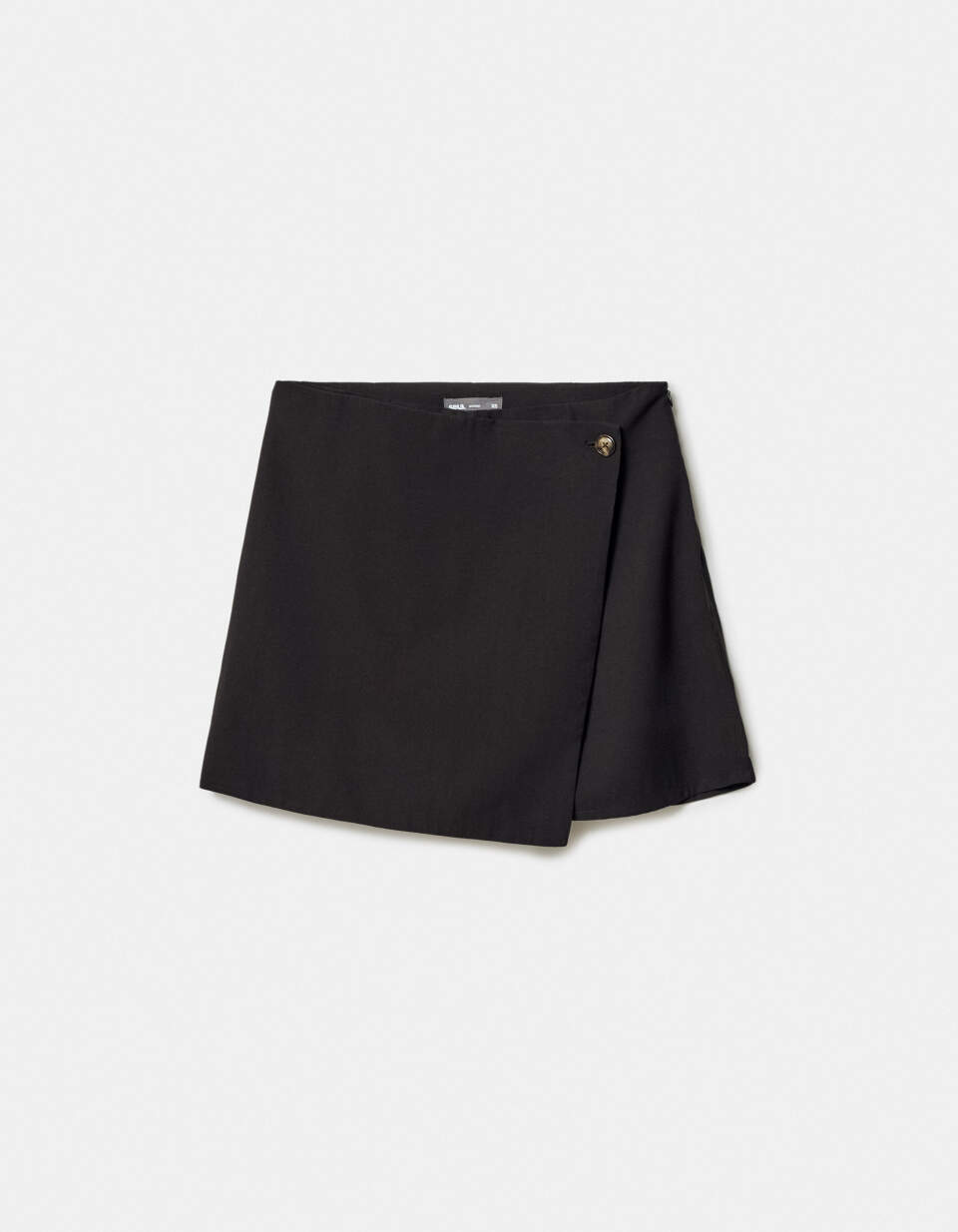 Юбка-шорты с запахом с содержанием льна