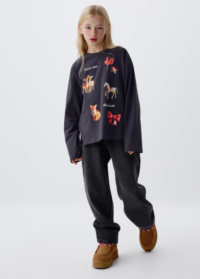 Джинсы Baggy для девочек