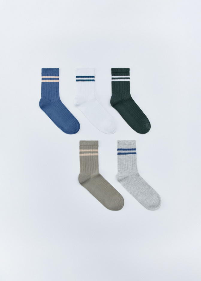 Набор из 5 пар детских носков