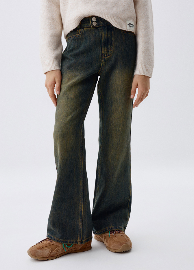 Расклешенные джинсы Bootcut для девочек