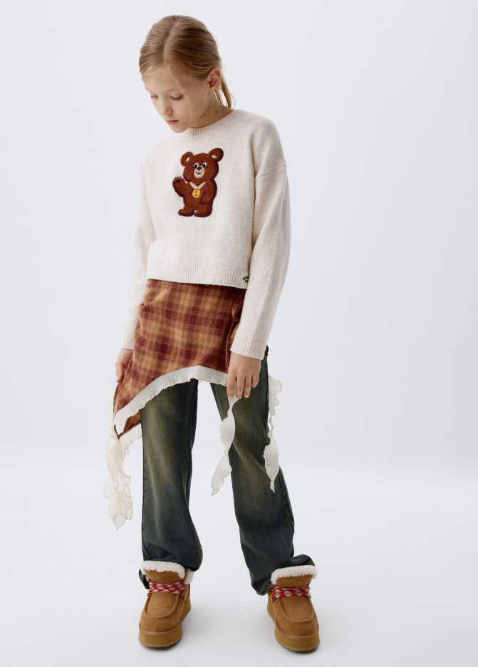 Расклешенные джинсы Bootcut для девочек