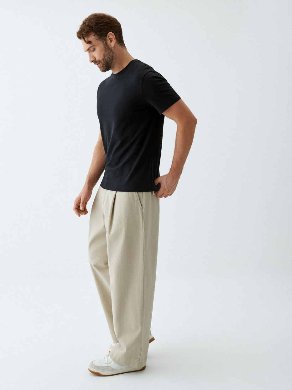 Футболка ADAM SLIM FIT базовая, фото - 3