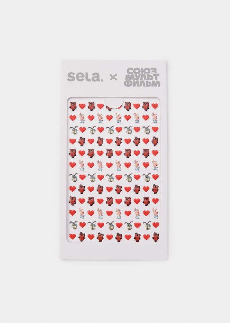 Набор наклеек для ногтей детский из коллекции SELA × Союзмультфильм 
