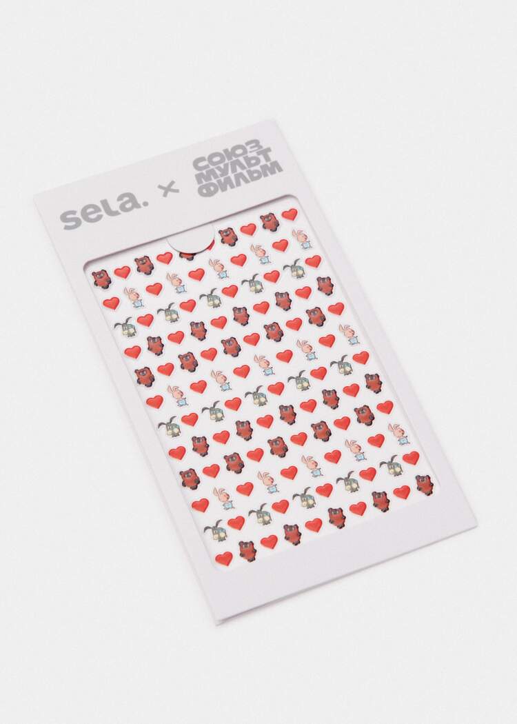 Набор наклеек для ногтей детский из коллекции SELA × Союзмультфильм 