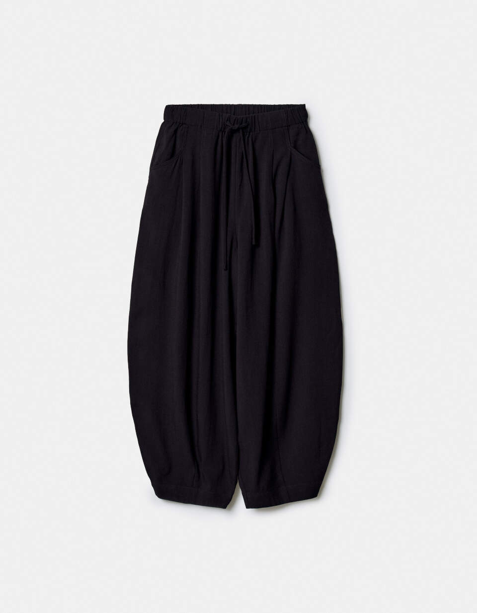 Брюки аладдины с содержанием льна