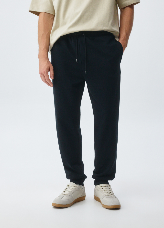 Базовые трикотажные джоггеры со средней посадкой