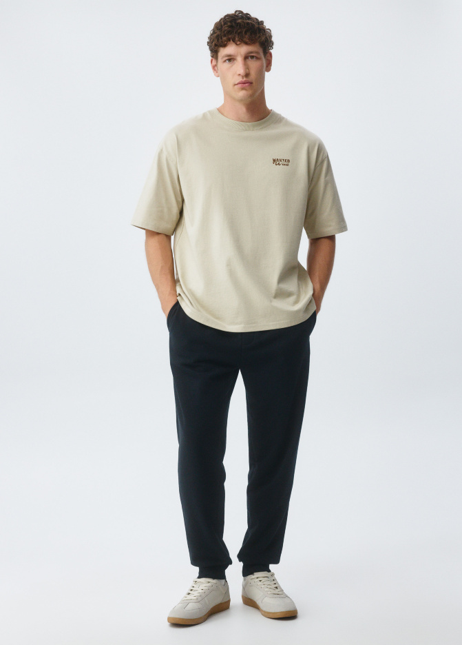 Базовые трикотажные джоггеры со средней посадкой