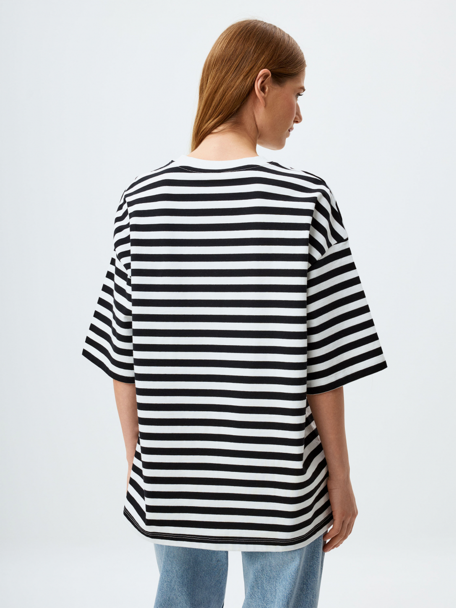Футболка ENDY OVERSIZE FIT с вышивкой из коллаборации sela х toyukulelee, фото - 3