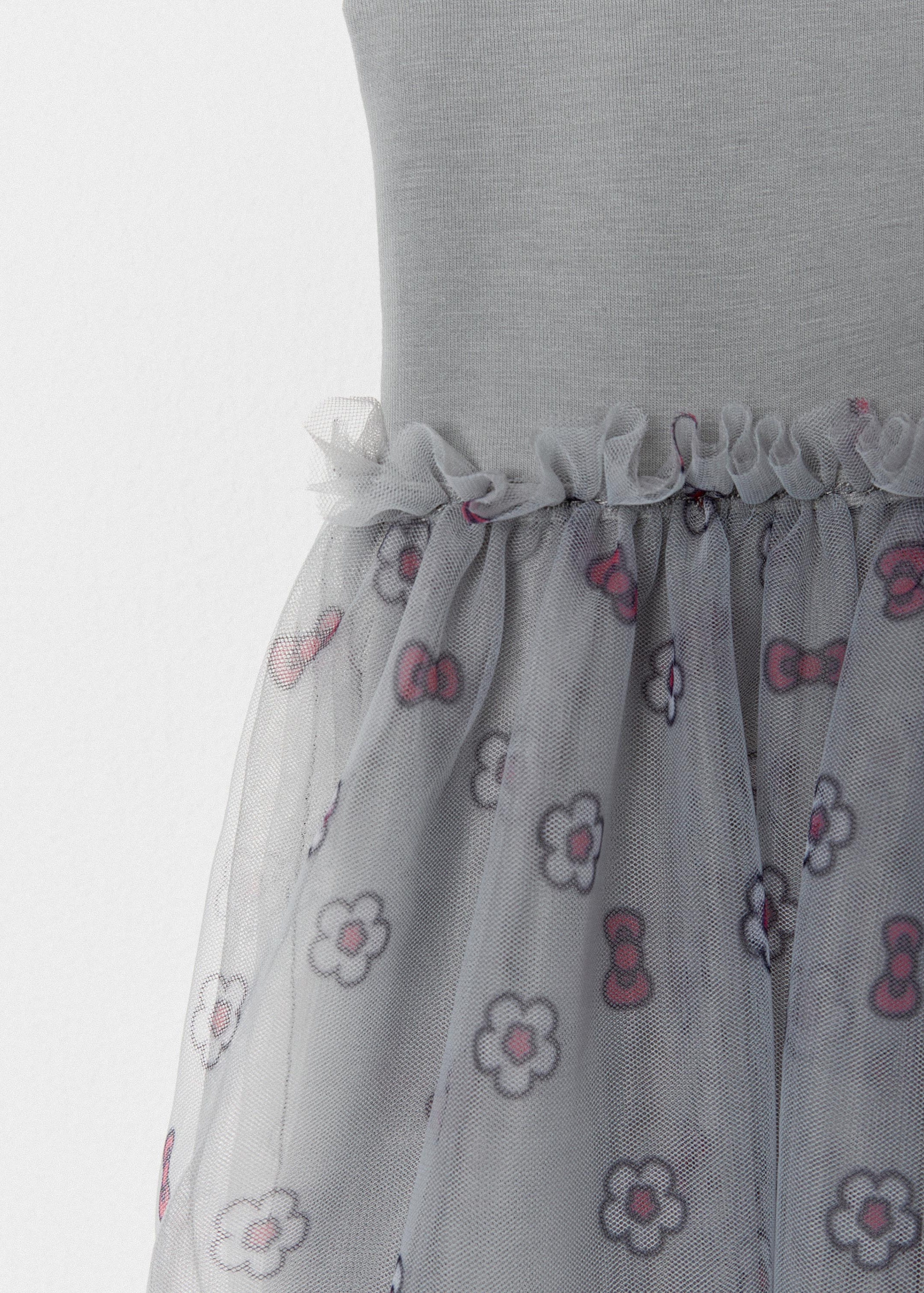 Платье Hello Kitty с юбкой из сетки для девочек — фото 4