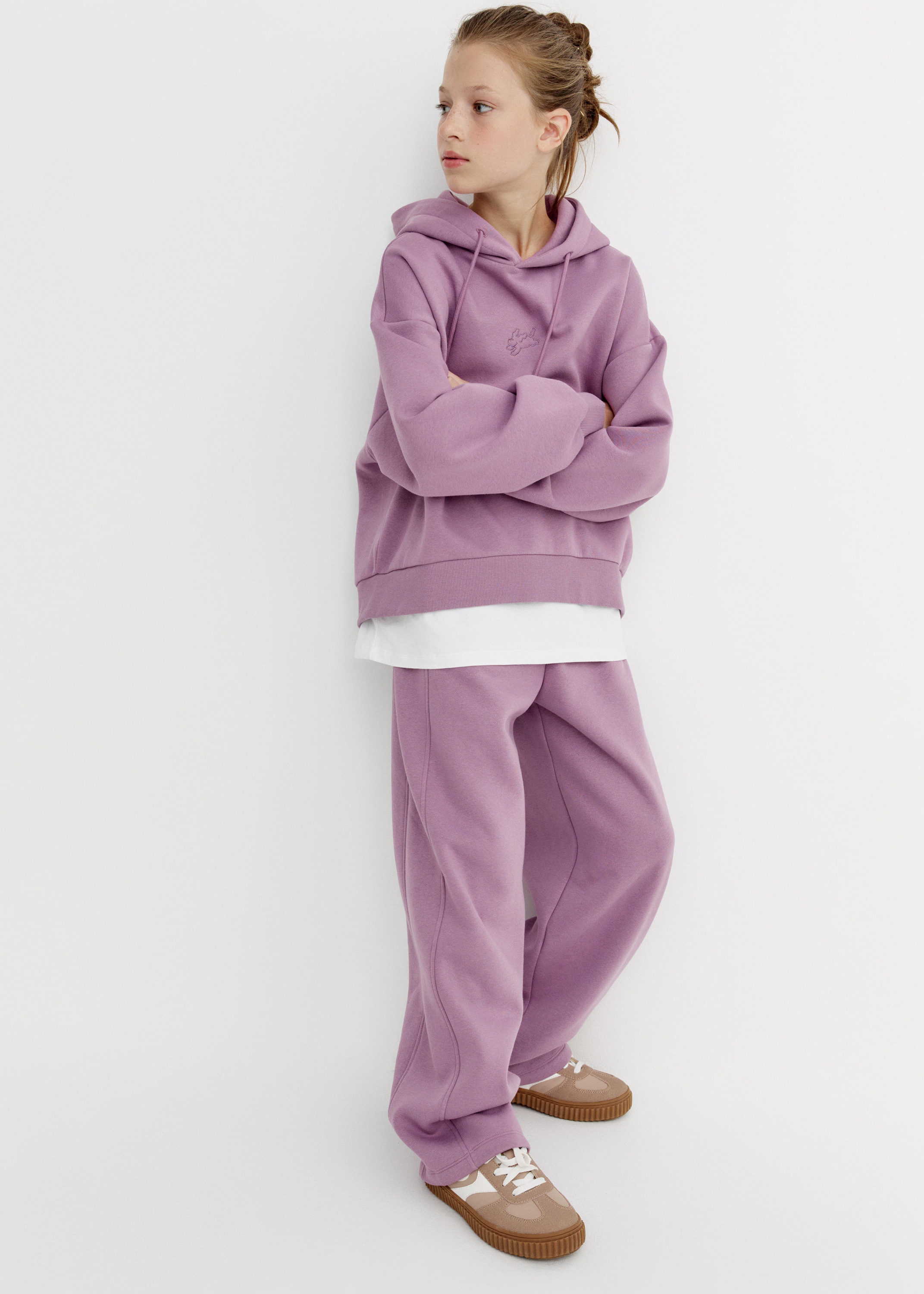 SELA Свободные трикотажные брюки для девочек