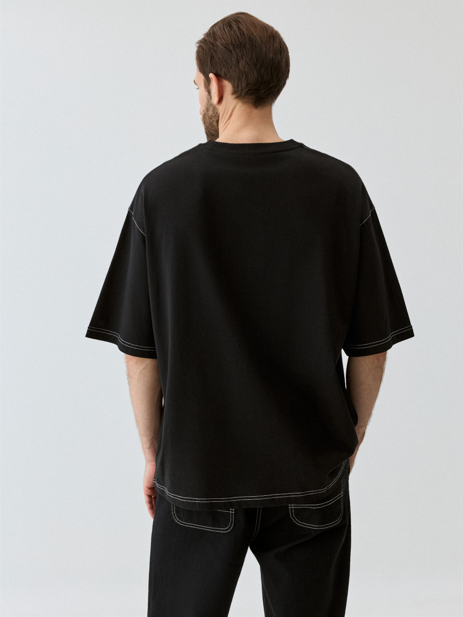 Футболка OVERSIZE FIT с накладным карманом, фото - 2