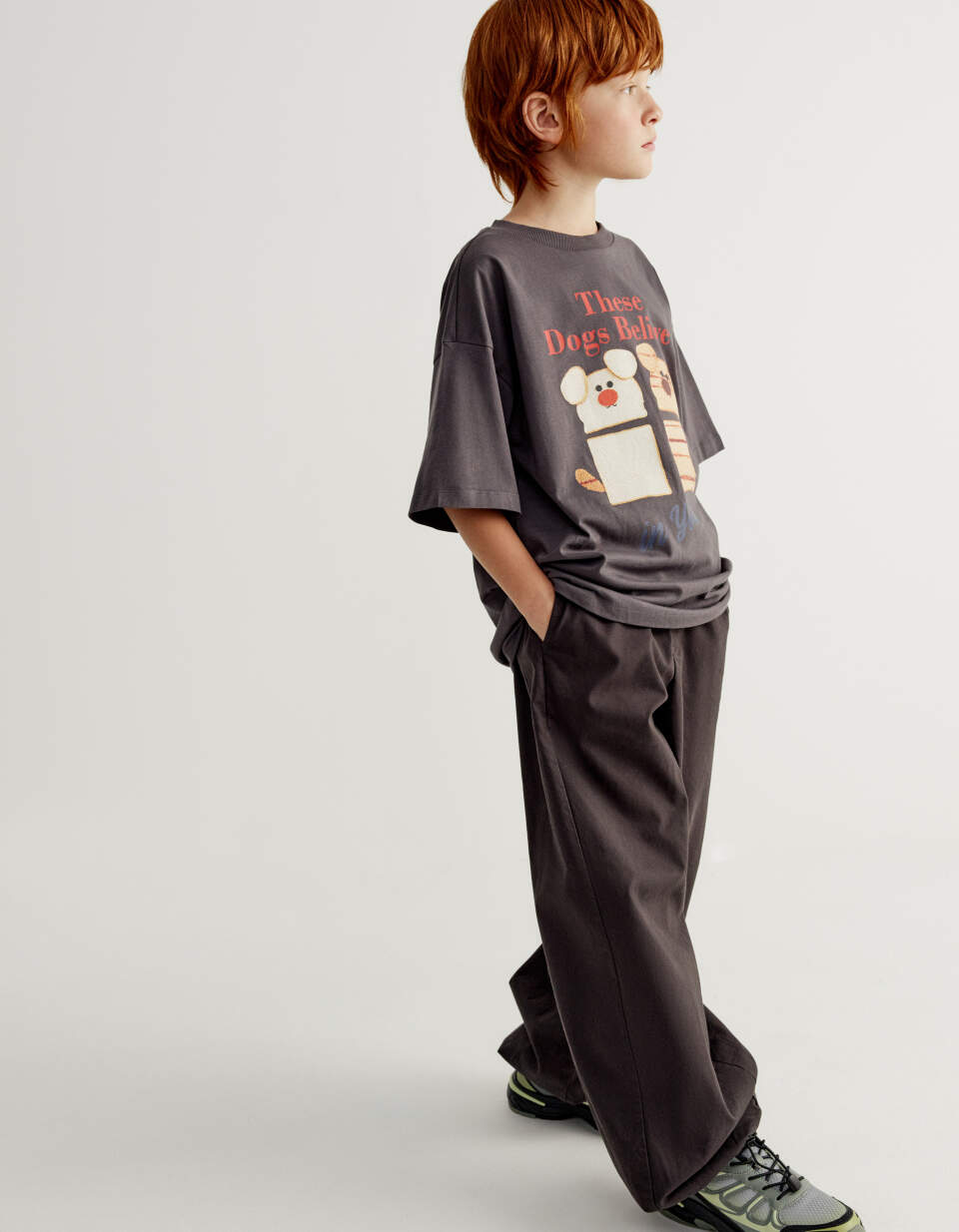 Хлопковые брюки-парашюты для мальчиков