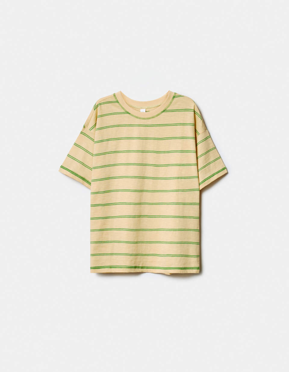 Футболка оверсайз в полоску для мальчиков