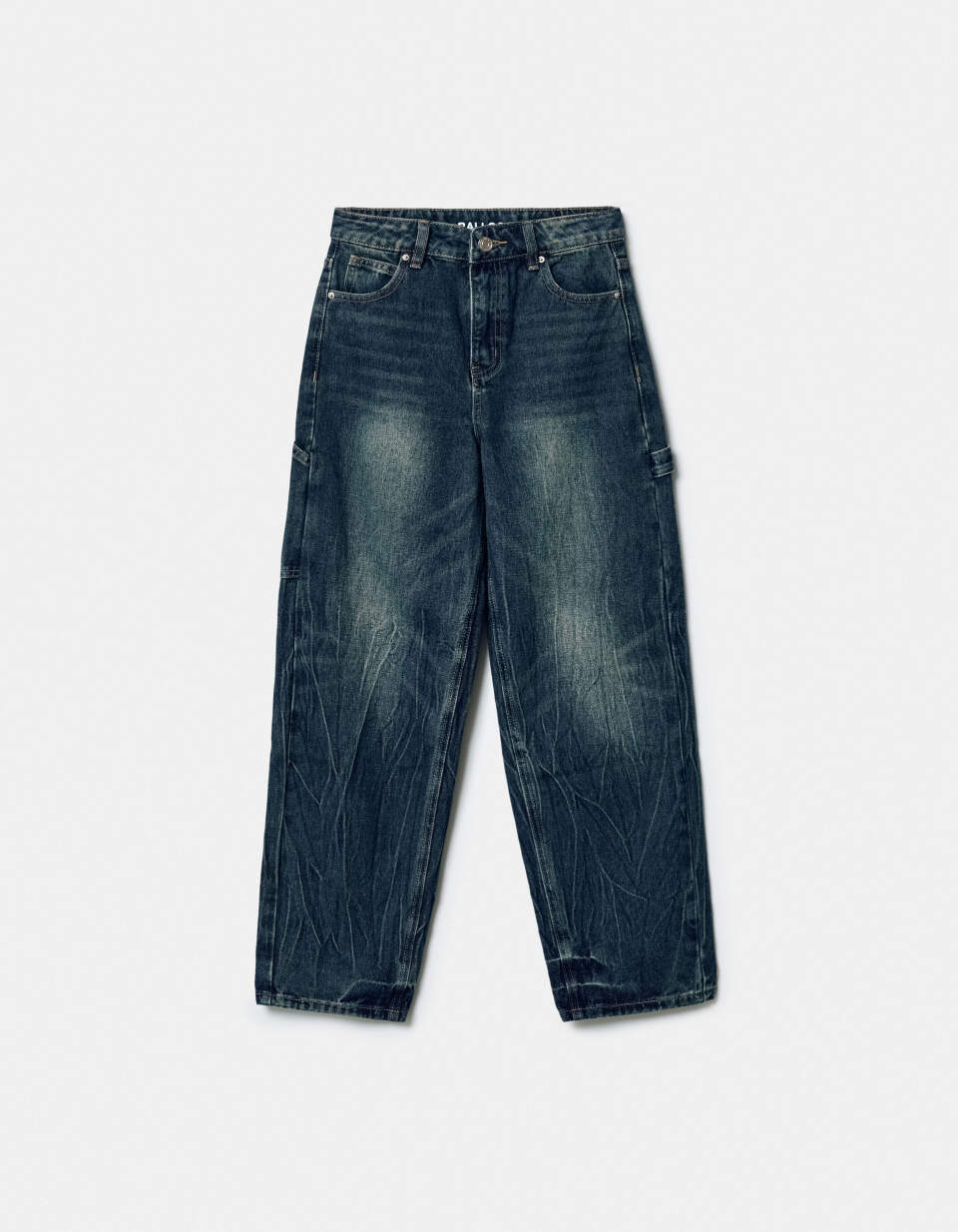 Свободные джинсы багги для девочек