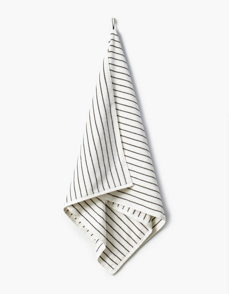 Банное полотенце в полоску