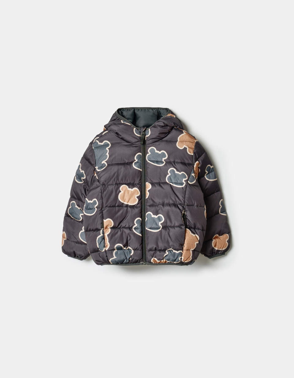 Ультралегкая стеганая куртка с принтом для мальчиков