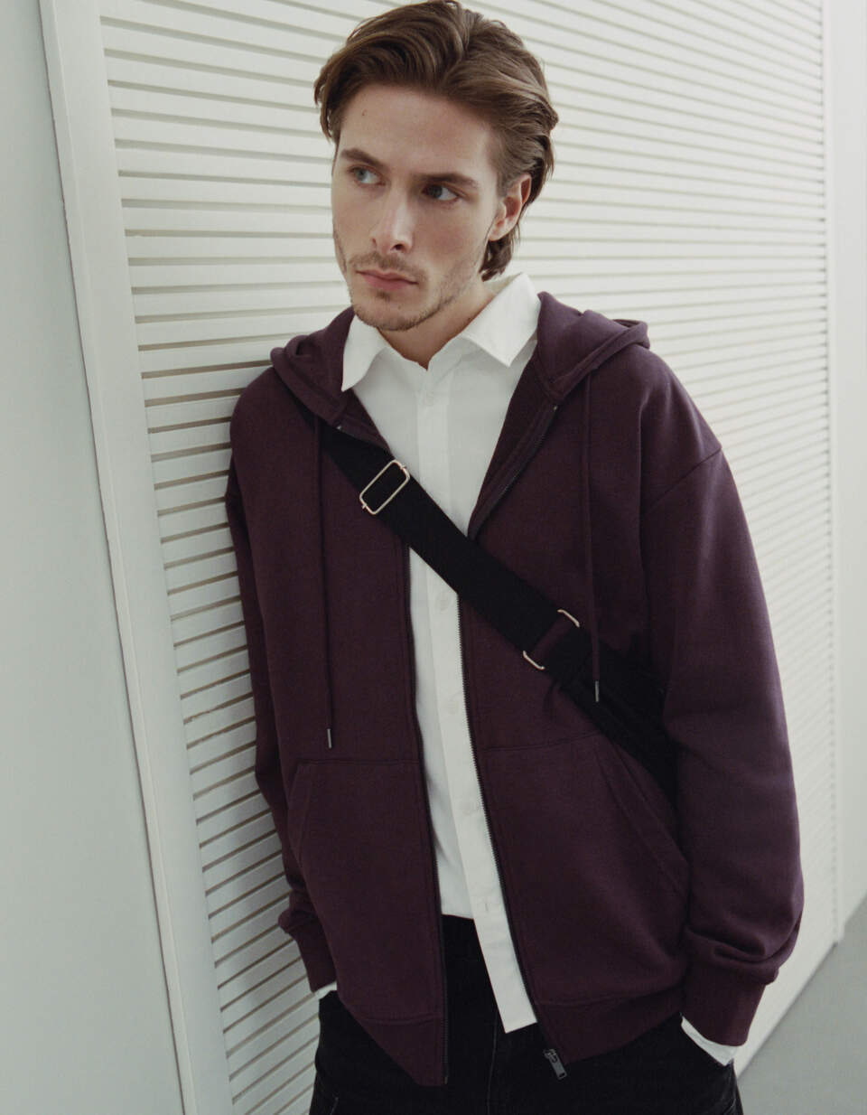 Толстовка из футера на молнии