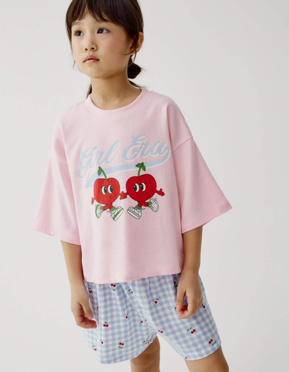 Пижама с принтом для девочек