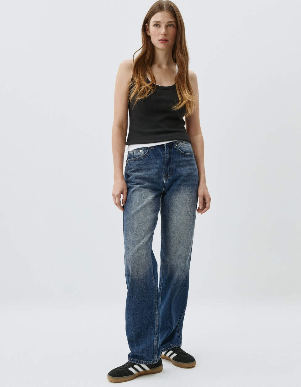 Утепленные джинсы Straight Fit