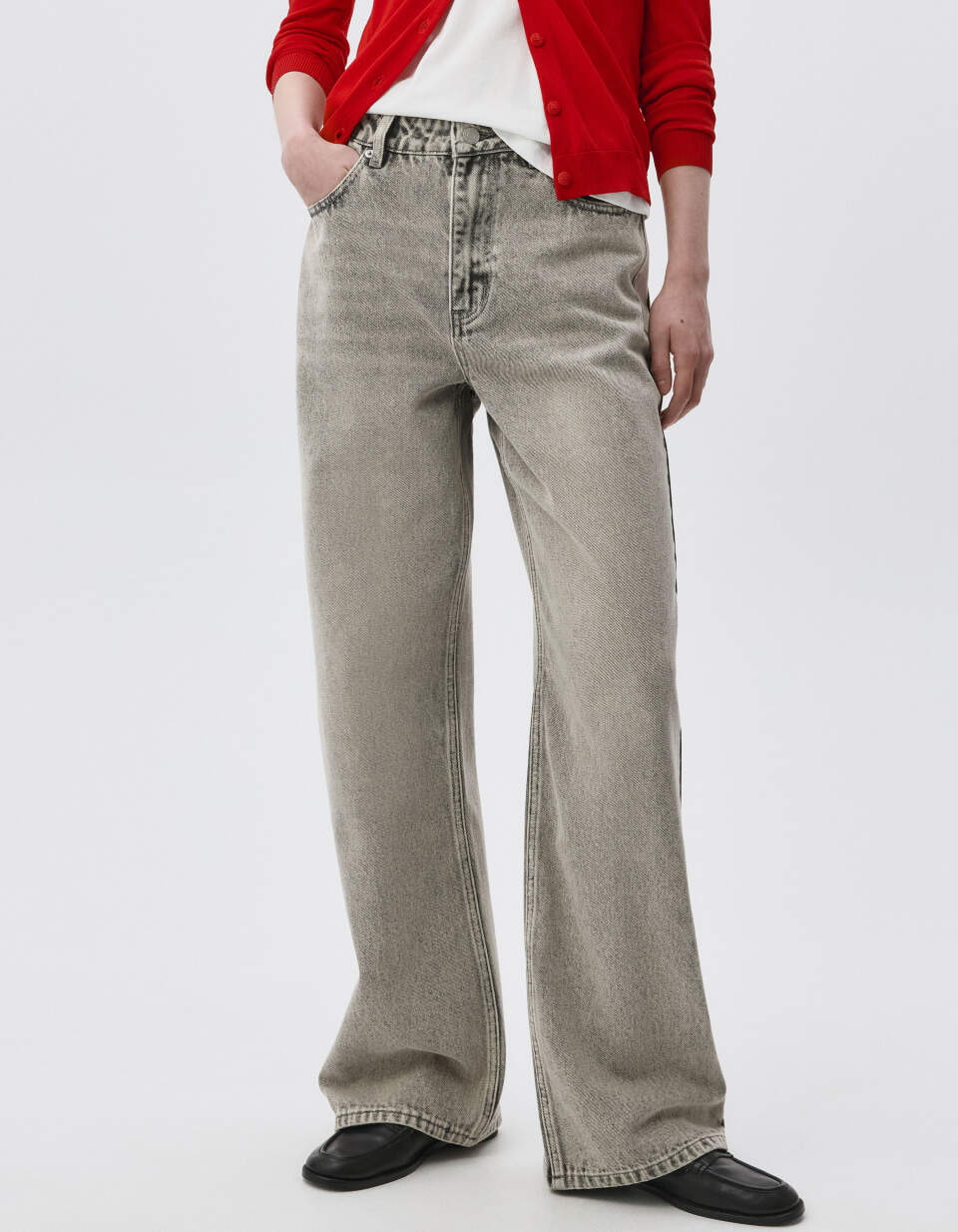 Джинсы WIDE LEG с тинтом