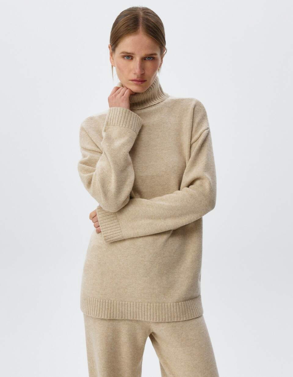 Вязаный джемпер с содержанием шерсти ангоры