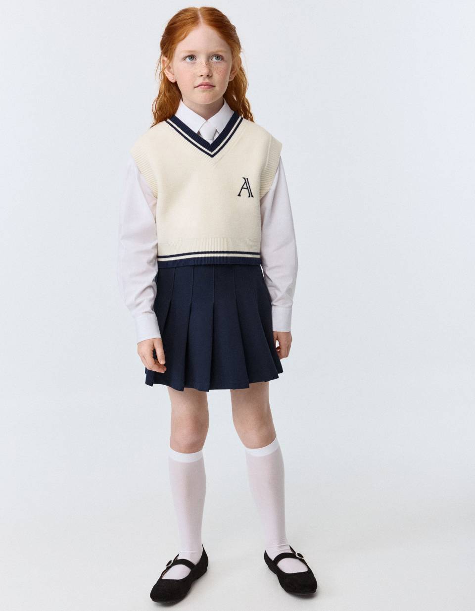 Юбка в складку для девочек