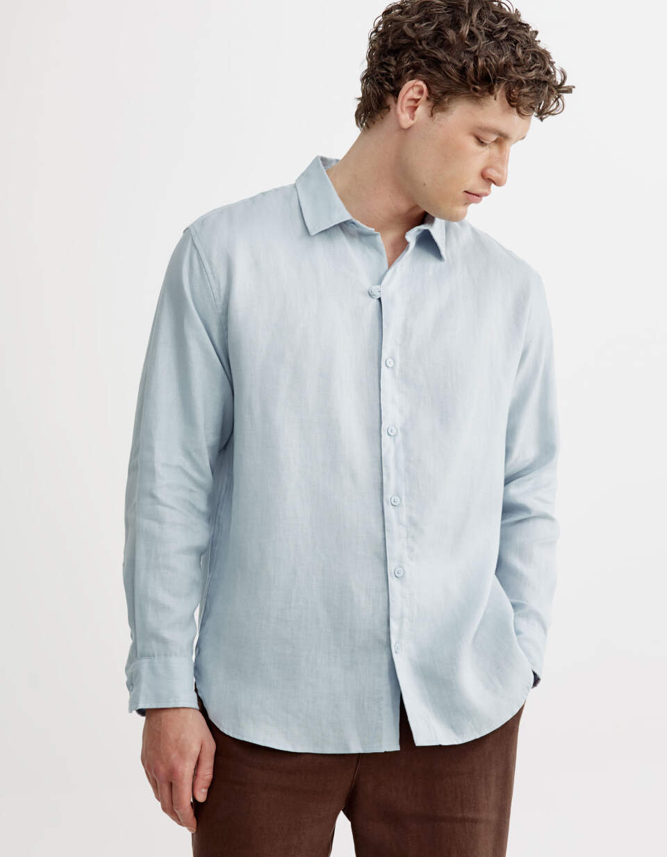 Рубашка из 100% премиального льна