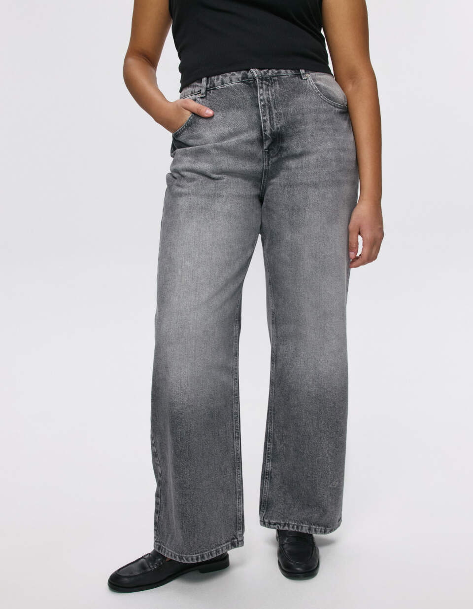 Джинсы 411 WIDE LEG из органического хлопка