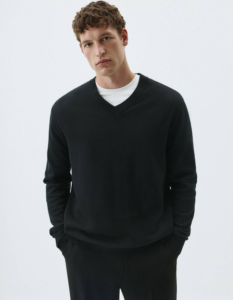 Вязаный джемпер из хлопка