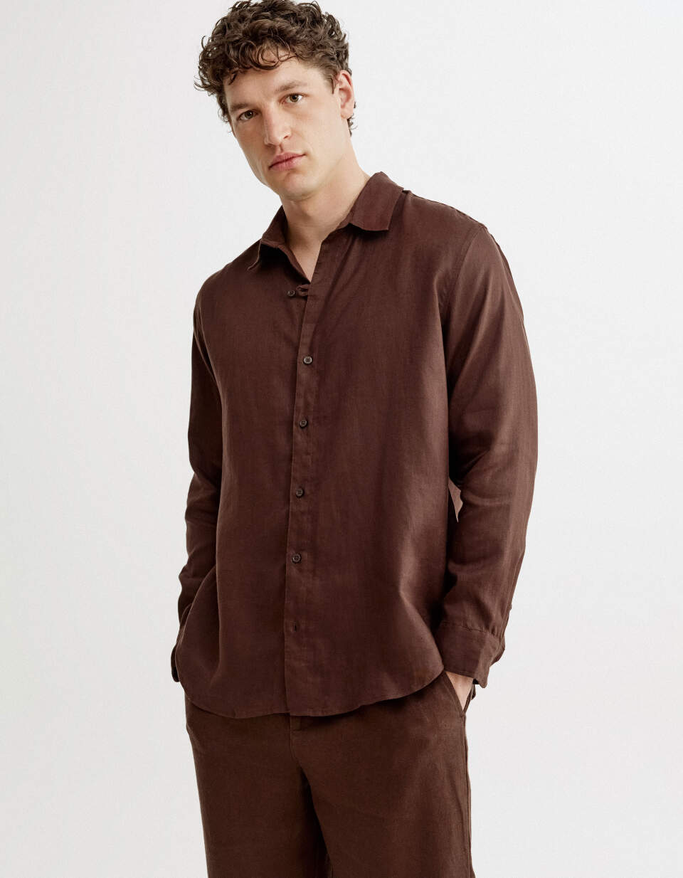 Рубашка из 100% премиального льна