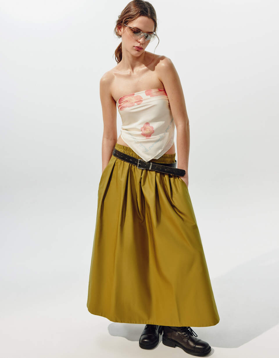 Расклешенная юбка миди из линейки SELA Young