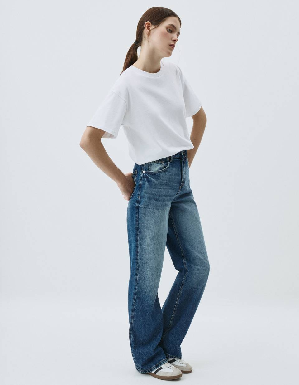 Джинсы 411 WIDE LEG