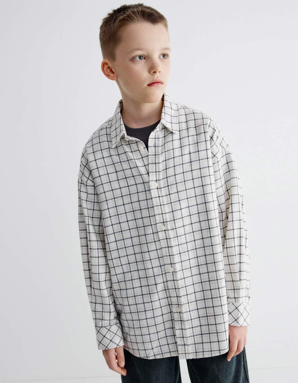 Рубашка в клетку для мальчиков