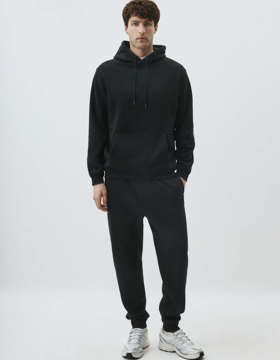 Джоггеры из футера с начесом