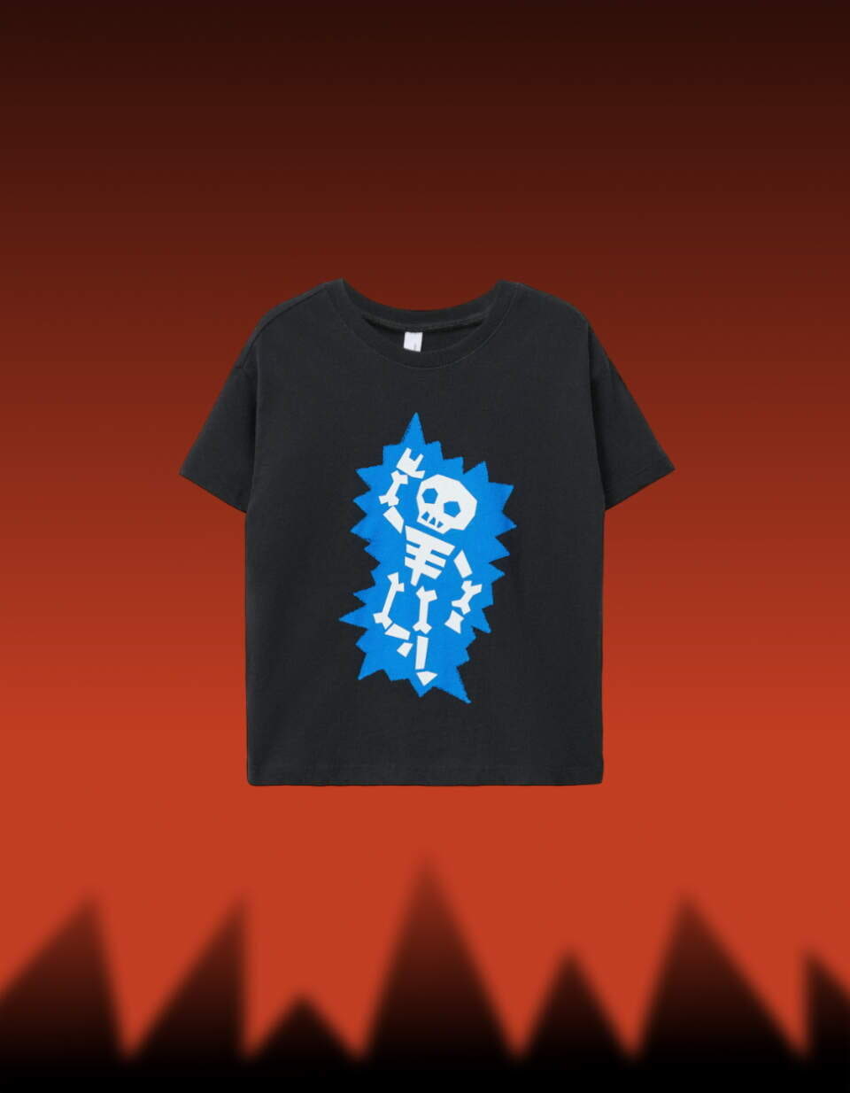 Футболка со светящимся в темноте принтом Halloween для мальчиков