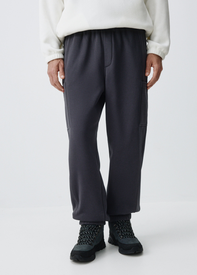 Утепленные джоггеры карго