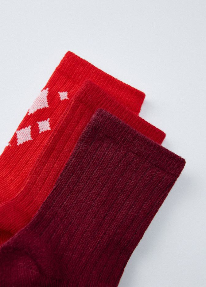 Набор из 3 пар новогодних детских носков