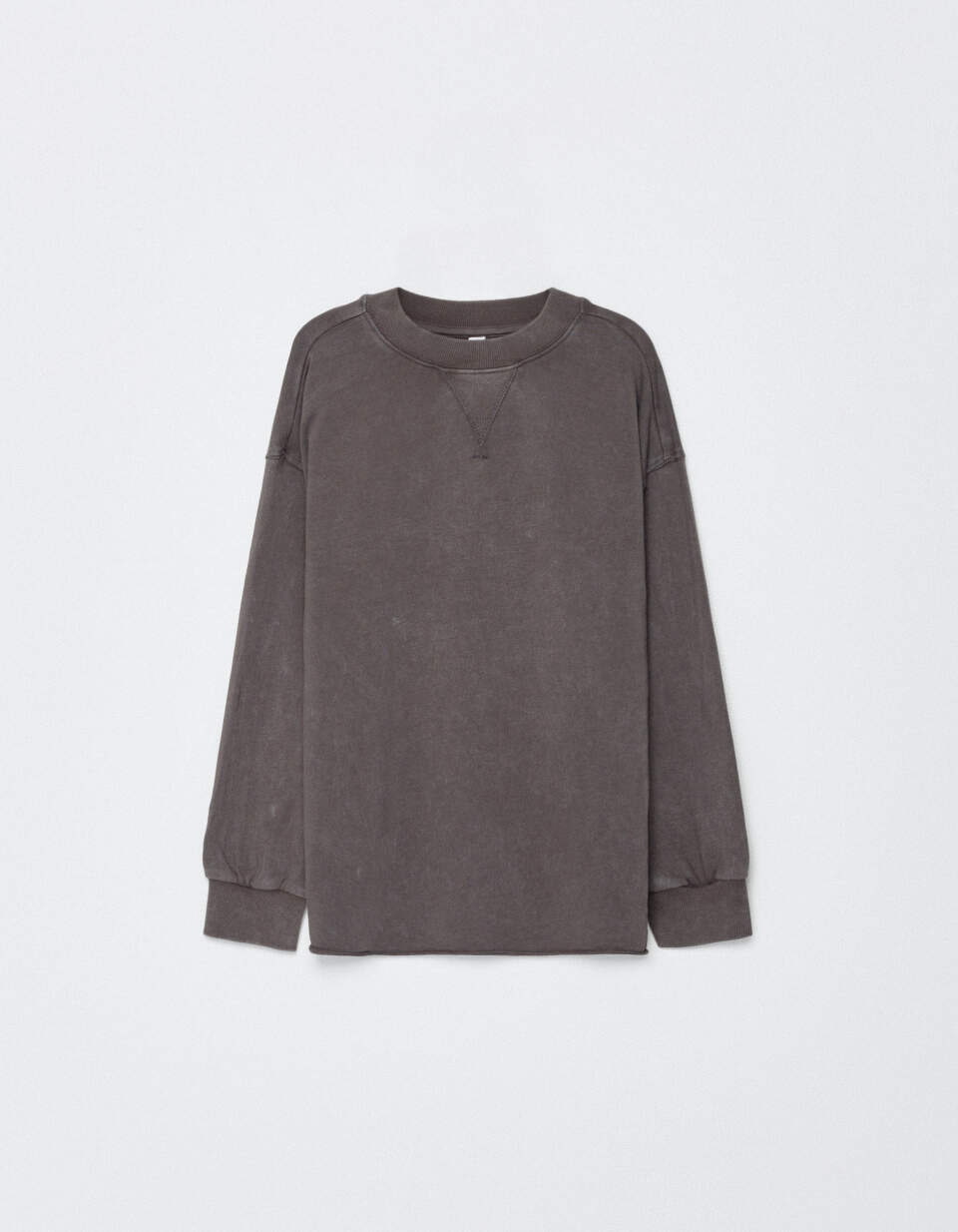 Свитшот с кислотной стиркой для девочек