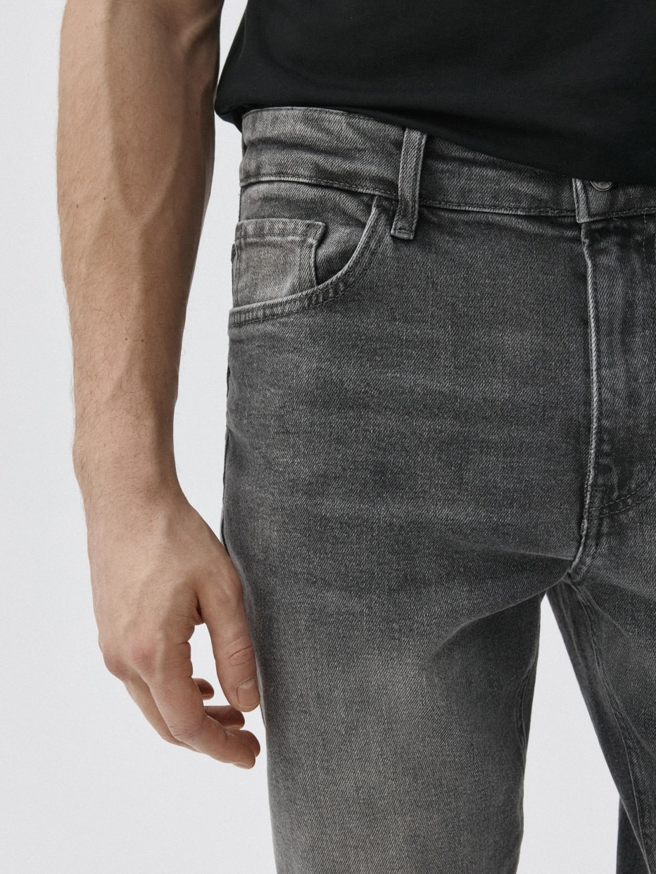 Джинсы SLIM FIT со средней посадкой, фото - 5