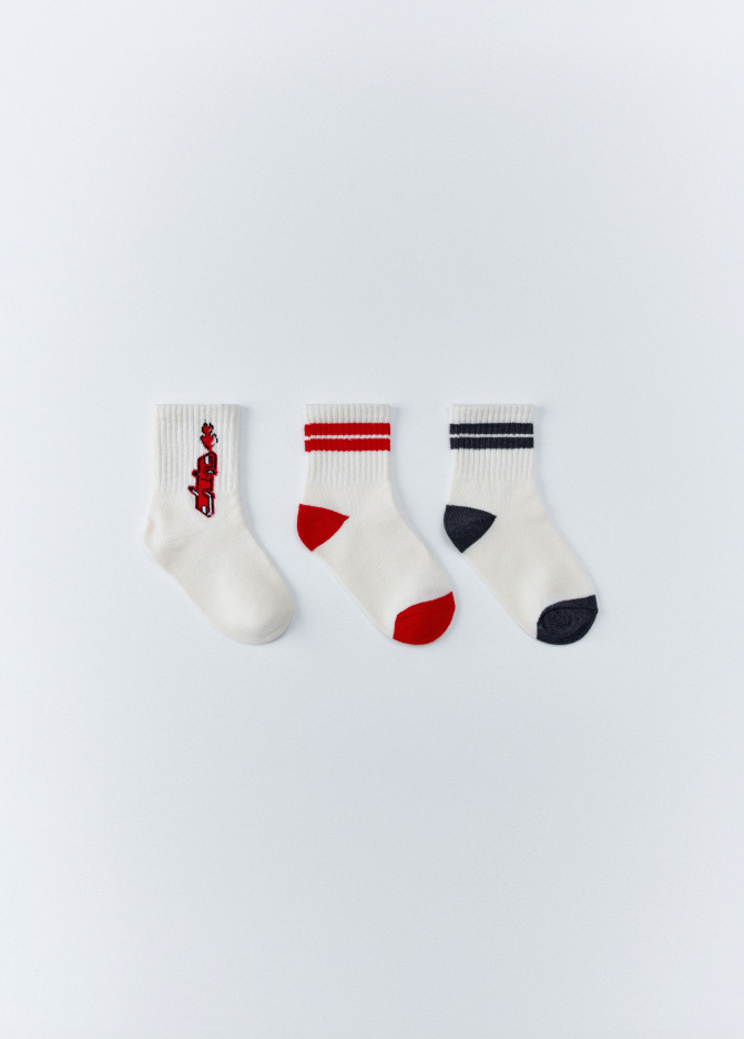 Набор из 3 пар новогодних носков для мальчиков