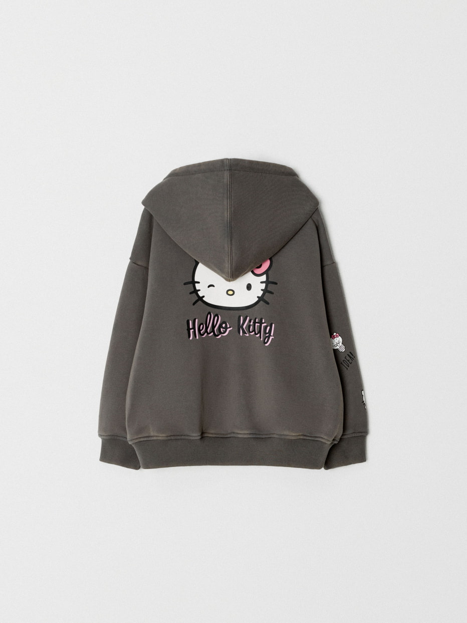 Толстовка с принтом Hello Kitty для девочек, фото - 5