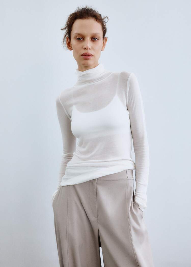 Лонгслив из 100% лиоцелла 