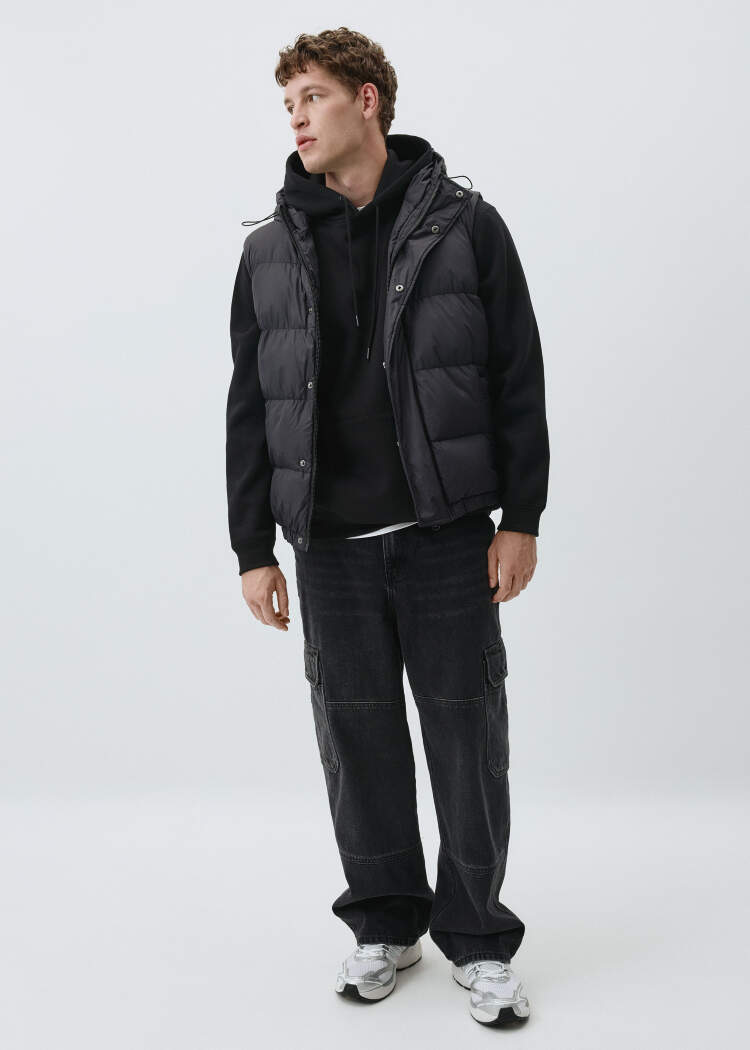 Худи REGULAR FIT из футера с начесом 