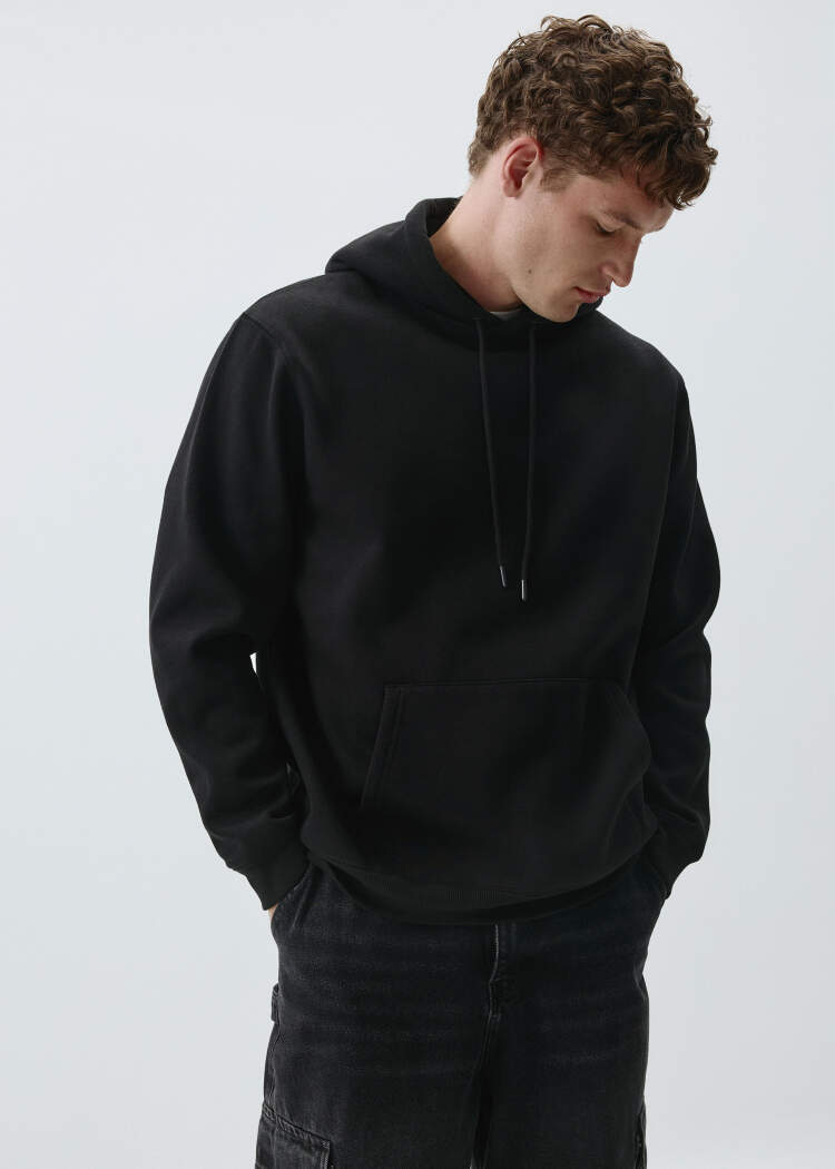 Худи REGULAR FIT из футера с начесом 