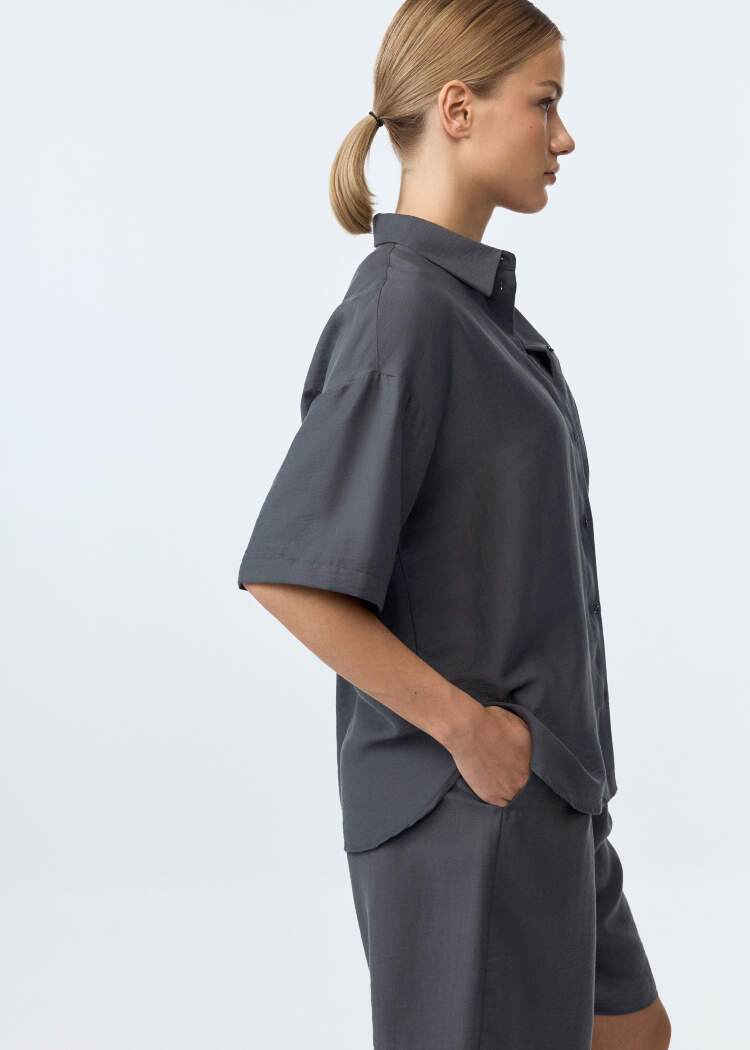 Рубашка из смесового лиоцелла 
