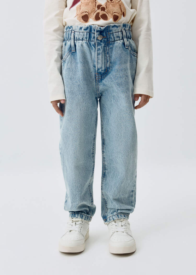 Джинсы Paperbag fit для девочек 