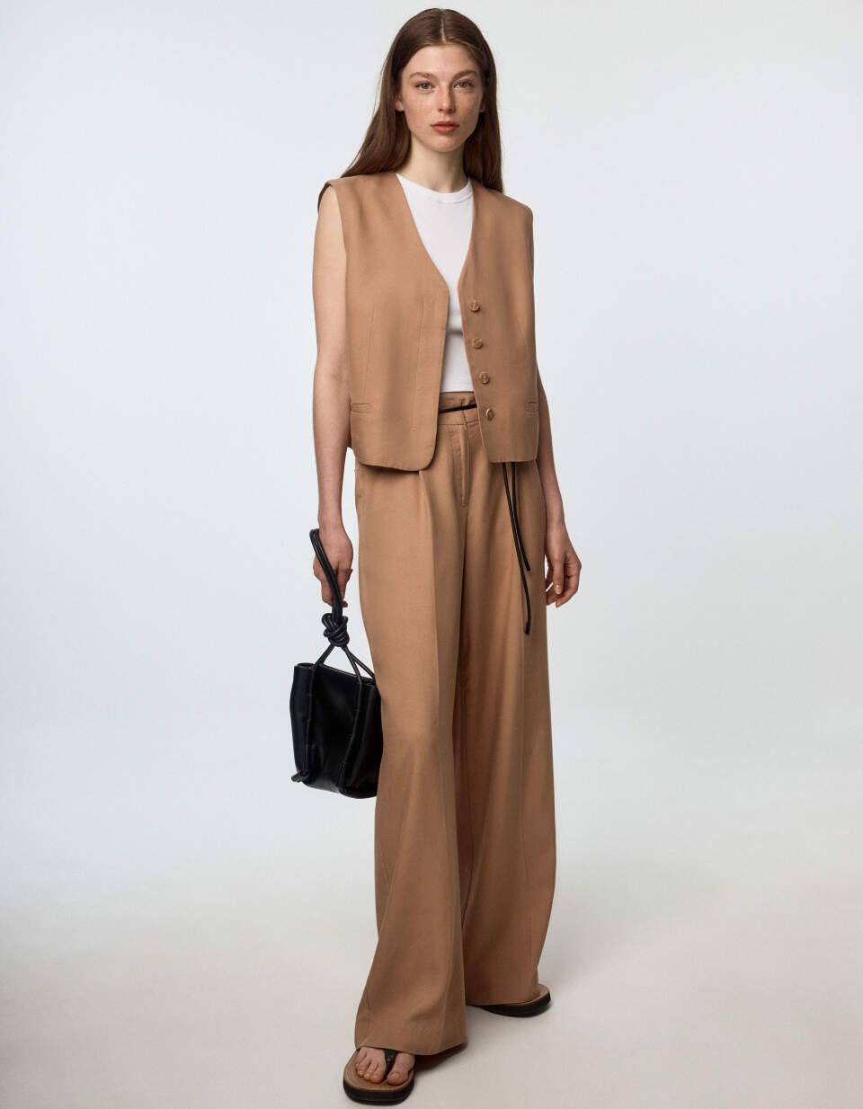 Широкие брюки из лиоцелла премиум качества